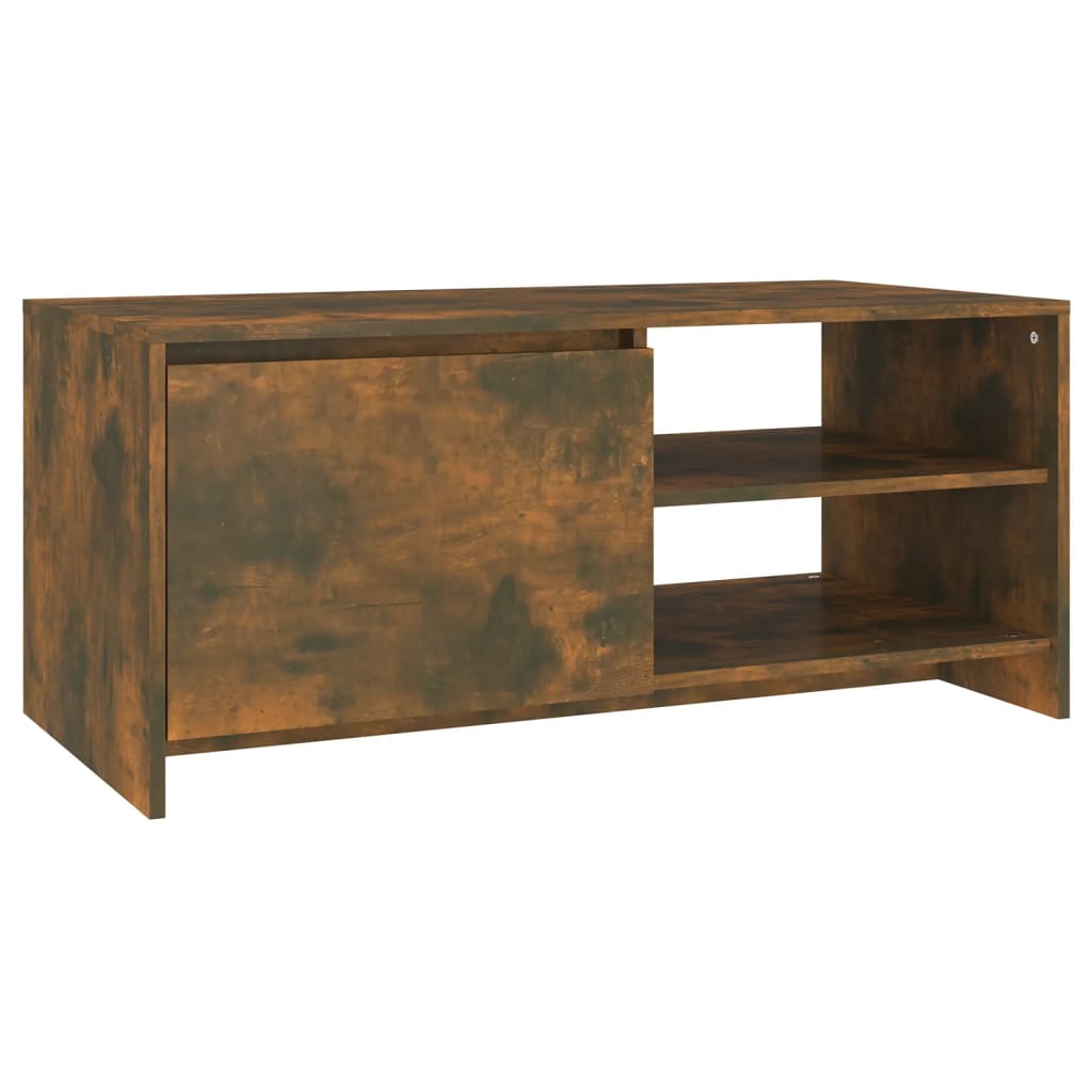 Coffee Table Smoked Oak 102x50x45 Cm Particleboard