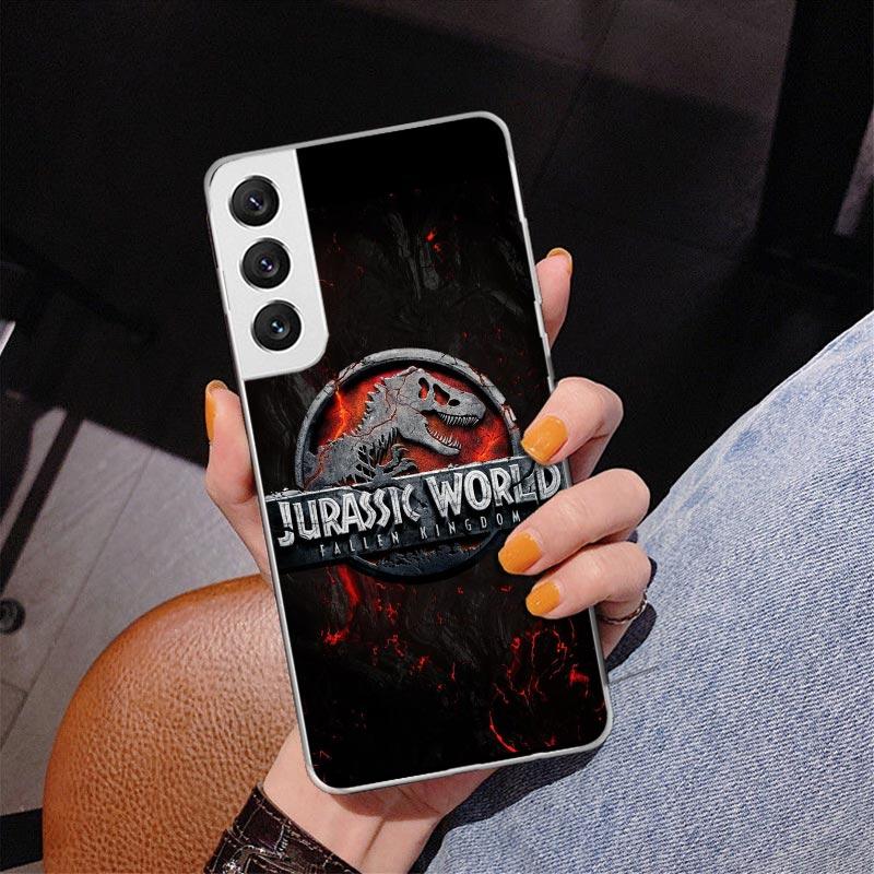 J-Jurassic Park Dinosaur World Phnoe Case for Samsung Galaxy S26 S25 Edge S23 S24 Ultra S22 Plus S21 S20 FE Unique Cover Soft Co