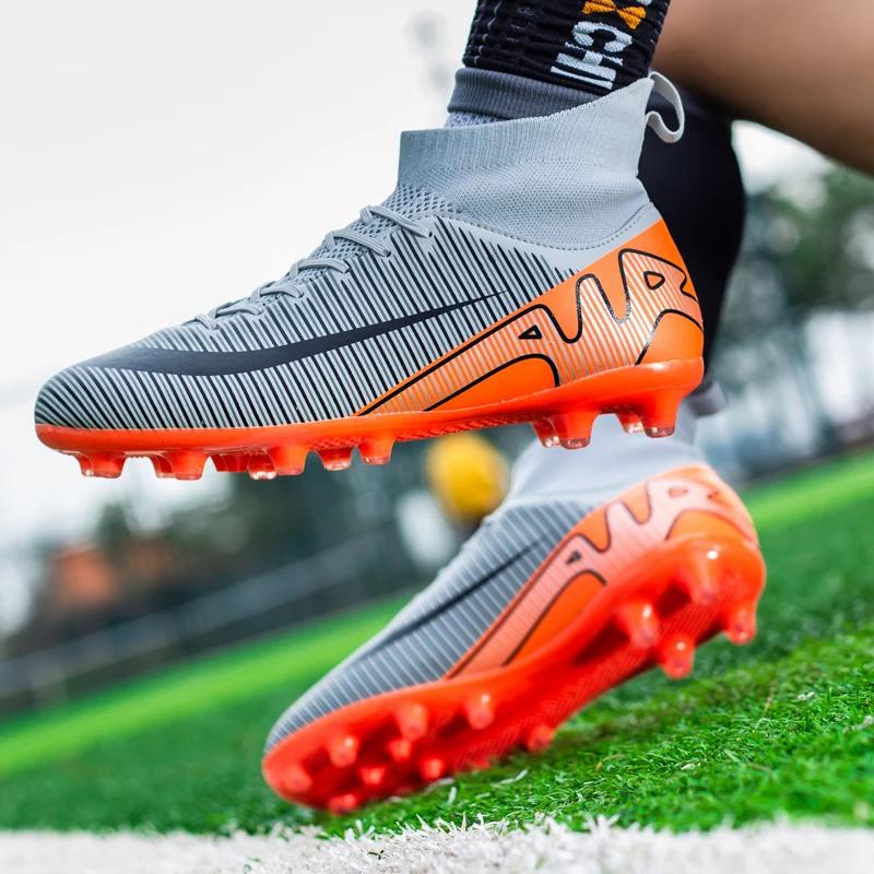 Men Soccer Shoes Original Professional TF/FG High Quality Society Non Slip Football Shoes Outdoor Sneaker Casual Football Boots