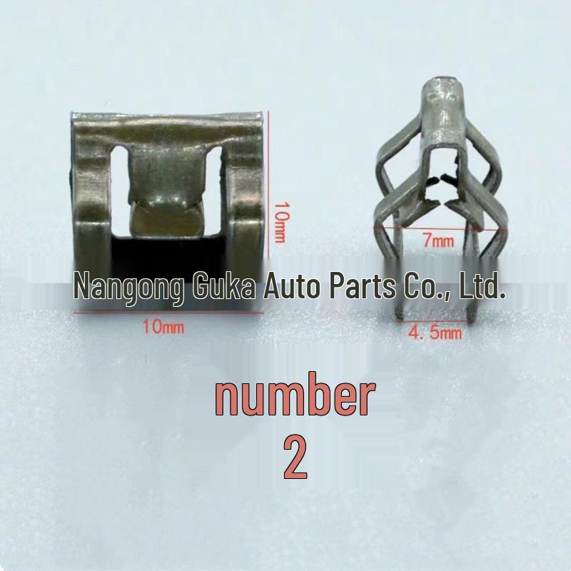 Galvanized Metal Snap Fastener: V-Shaped and U-Shaped Steel and Stainless Steel Clips