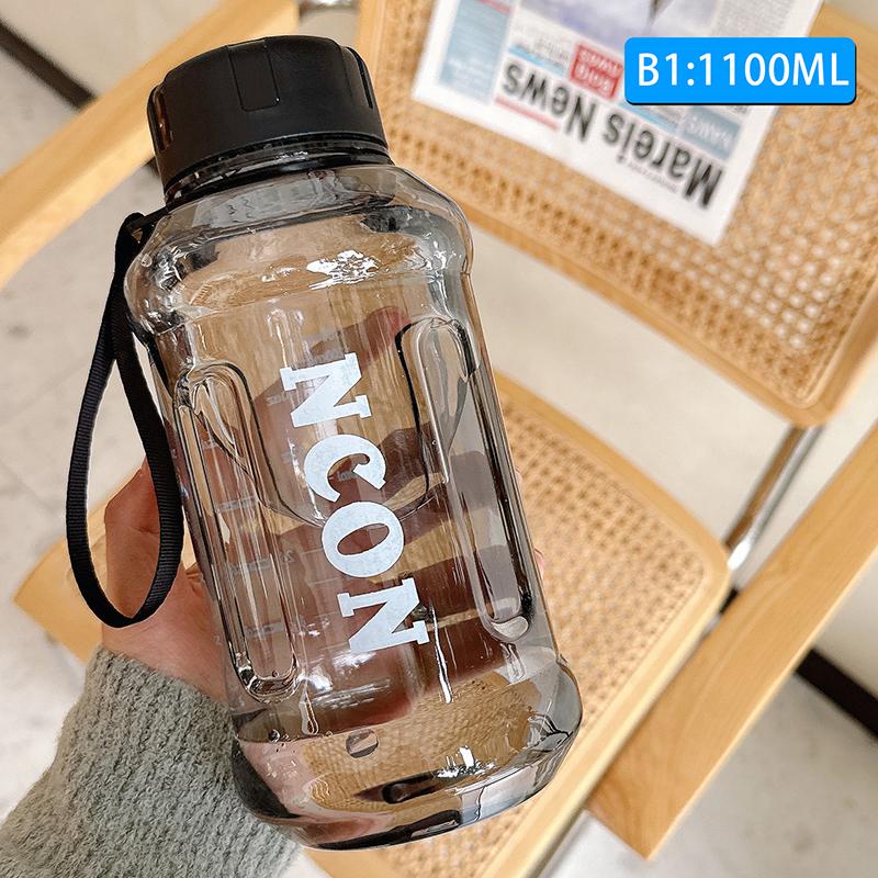 850/1000/1300Ml Large Capacity Water Bottle Gym Fitness Drinking Bottle Outdoor Camping Climbing Hiking Sports Kettle