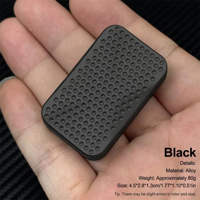 1PC Edc Fidget Slider Rotating Metal Soap Anti Pressure Sensory Toy Tdah Focal Table Toy with Soft Magnetic Slider