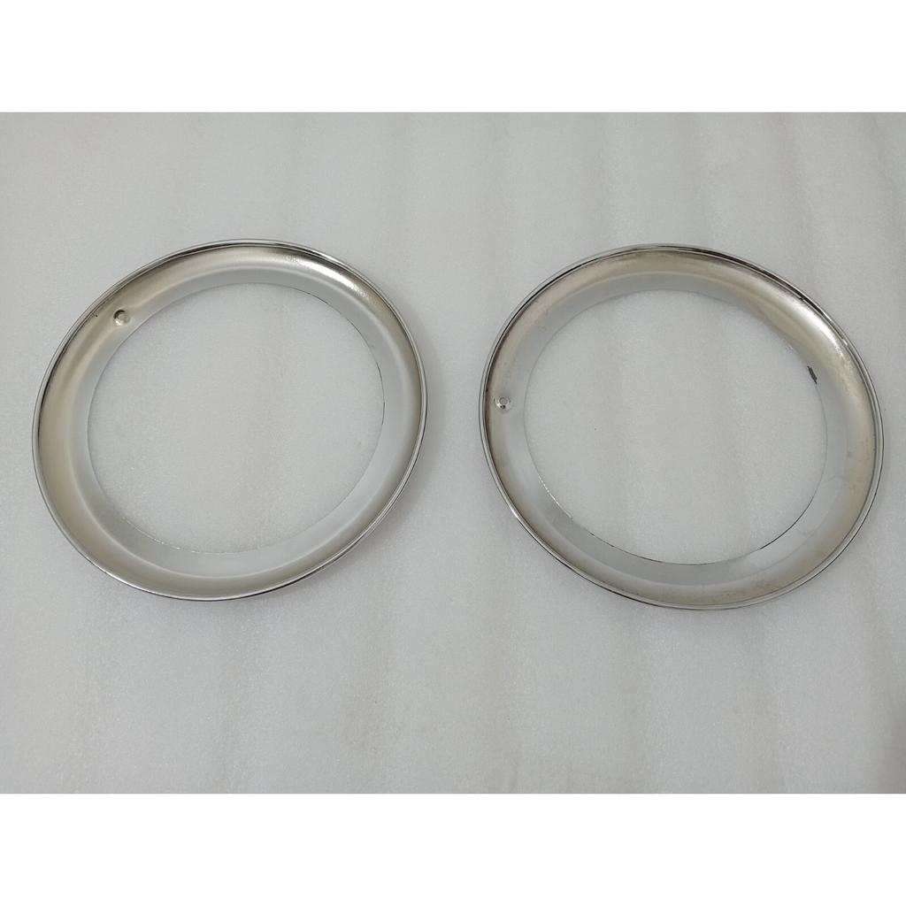 Headlight Retaining Set Bezel Chrome Rim Trim 8" For Willys Jeeps Truck |Fit For