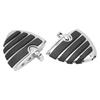 1 Pair Motorcycle Pedal Chrome Plated Slip Resistant Motorbike Foot Pegs Rest Fit For FXCW FXCWC FXS FXSB FXSBSE