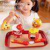 Simulation Hamburg Pudding Set Fütterspielzeug Essen Fütterung Pizza Spielhaus Spielzeug Kinderspielzeug