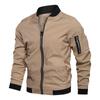 USA Size Men's Lightweight Bomber Jacket for Spring Autumn - Casual Flight Pilot Varsity Baseball Coat