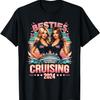 Besties Gone Cruising 2024 Girls Matching Women Cruise T-Shirt