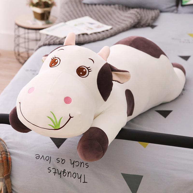 110cm Large Size Cute Cows Stuffed Plush Toy Comfortable Soft Toy for Birthday Present