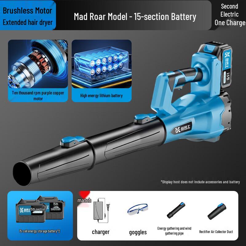 New Warrior Cordless Industrial High-Velocity Blower CN plug (adapter included)