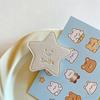 Leather Five-Point Star Phone Airbag Holder and Stand - Hands-Free Viewing In Simple Solid Color