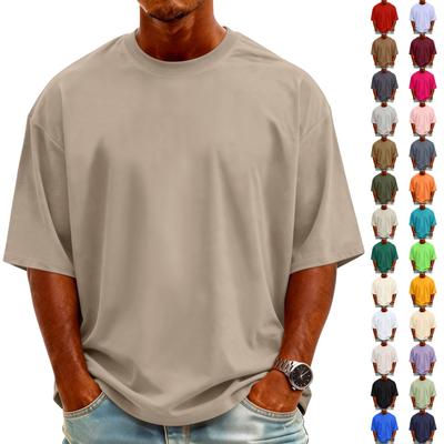 Men's Knit -Neck Short Sleeve T-Shirt | Fashion Casual Pullover For Daily & Weekend Wear