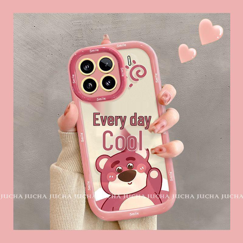 Xiaomi 17 Pro Max Full-Coverage Case - Happy Strawberry Bear Design Xiaomi 17
