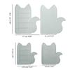 1 Set Durable Silicone Mold Cat Ear Shape Notebook Mould Unique Epoxy Resin Jewelry Making Molds for DIY Enthusiasts