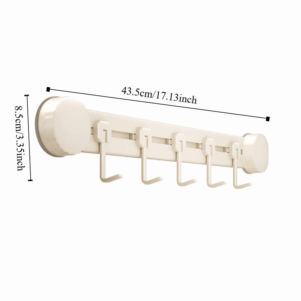 No Drilling Hanging Clothes Hooks Wall-Mounted Kitchen Storage Hooks  for Home