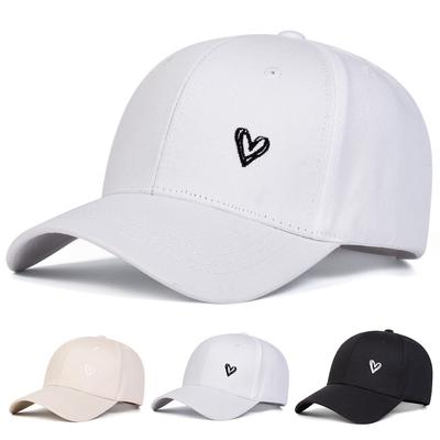 Unisex Love Embroidery Baseball Caps Spring Autumn Outdoor Adjustable Casual Hats Sunscreen Hat