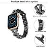 KALEBOL Zinc Alloy Strap for Apple Watch Ultra 3 2 1 49mm/Series 11 10 46mm/9 8 7 45mm/SE3 SE2 SE 6 5 4 44mm/3 2 1 42mm Watch Band Rhinestone Decor