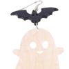Halloween Acrylic Ear Studs Multi-Purpose Lovely Acrylic Spliced Earrings Handmade Sequin Studs for Costume Get-Together Party