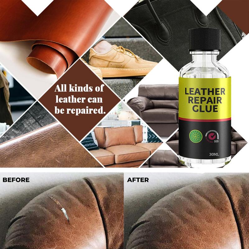 30/50ml Car Leather Repair Glue Auto Seat Maintenance Leather Care Liquid Rubber Leather Gel For Repairing Car Leather Items