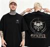 Funny Skeleton Calacas Chidas Gym Print Tshirts For Men Summer Short Sleeve Loose Cotton Tshirt Male Gym Oversized Tshirt Top
