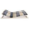 VidaXL Slat Bed Base with 42 Slats 7 Zones 100 X 200 Cm