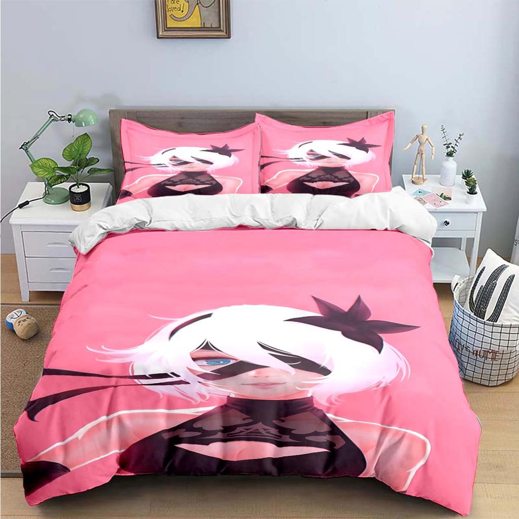 Comforter Famous Film Role A-Automata Nier Print Bedding Sets Bed Supplies Set Bed Comforter Set Bedding Set Luxury Gift