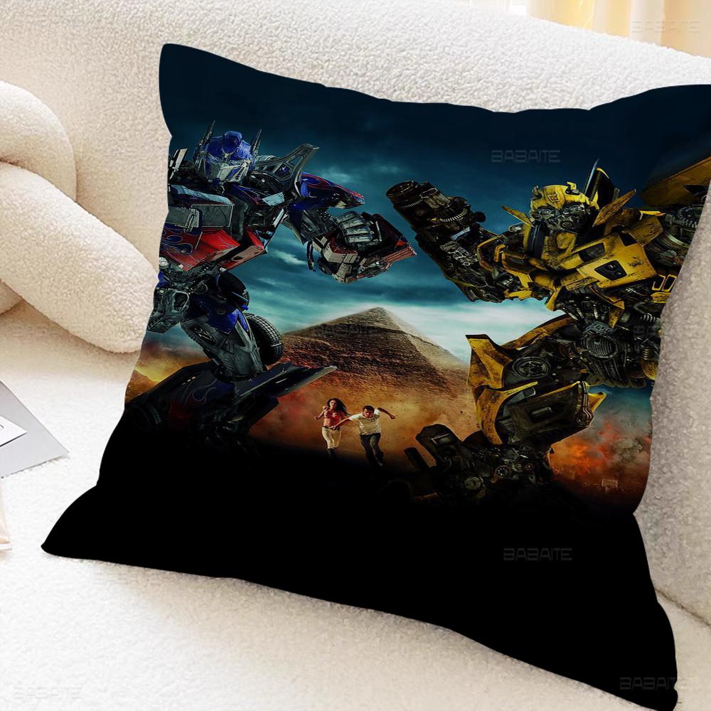 T-transfor-mers Cushion Cover Pillow Cover Decor Pillowcase Printed Cushion Case For Couch