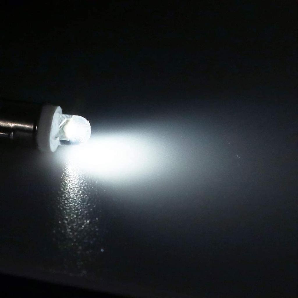 Aoling BA7S 12V 24V, 50LM Colore Lampadina, BA7S Bianco Negativo