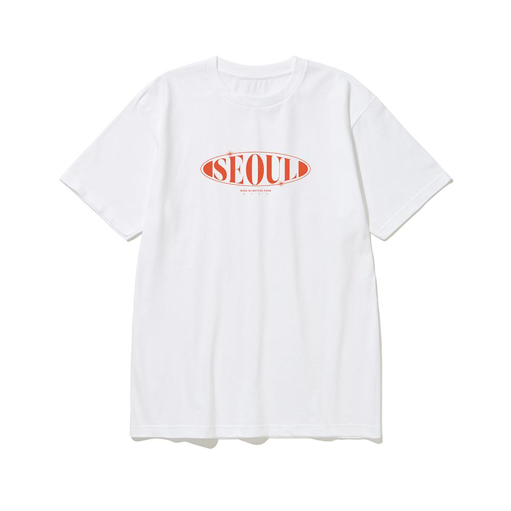 BETTERTHAN88 Btss07 Korea Seoul City Logo Graphic Short Sleeve T-Shirt (C Type)