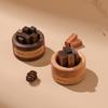 Round Wooden Diffuser Eco-Friendly Wooden Aromatherapy  Home Decoration