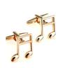 Music Series Men' Fashion Cuff Links Musical Instrument Guitar Microphone Piano Violin Drum DJ Design Quality Brass Cufflinks