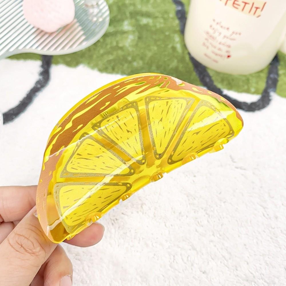 Large Size Hair Claw Strong Hold Shark Hair Clip Cute Fruit Hair Clip Hair Accessories