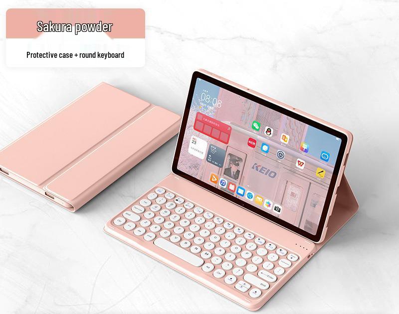 Compatible Honor X8A & Huawei MatePad 11.5 Keyboard Leather Case
