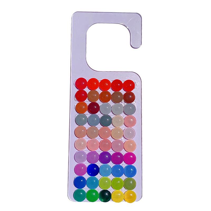Aurora Transparent Nail Art Display Board Acrylic False Nail Sample Display