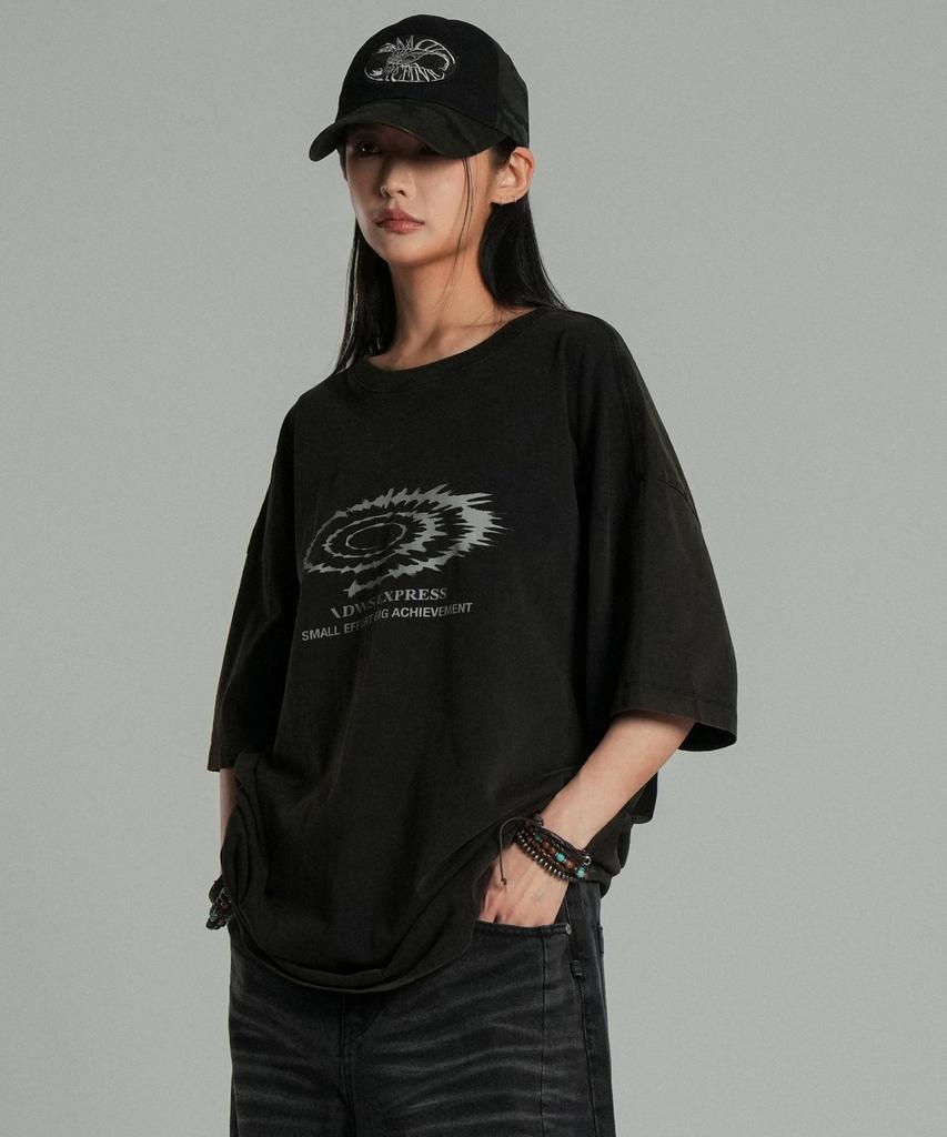 IDWS Swift Symbol Dying T-Shirt Black