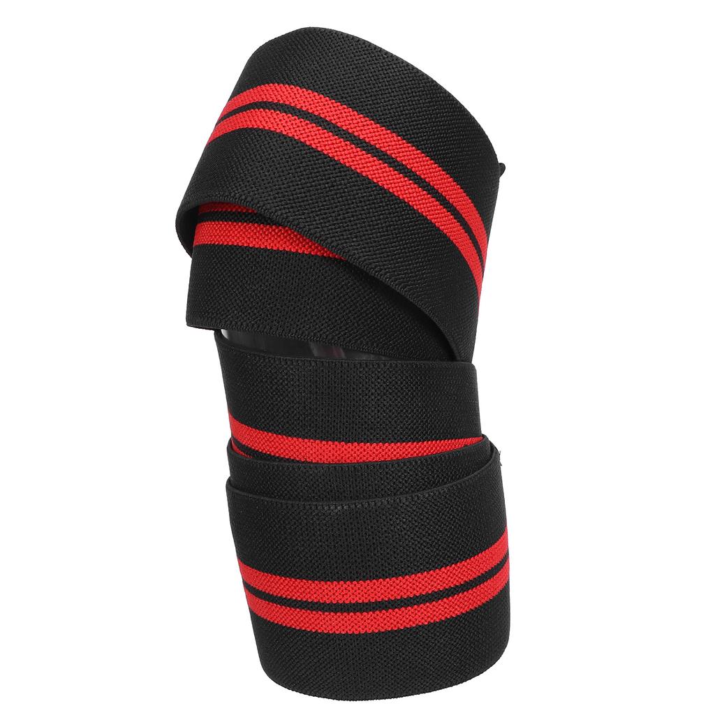 Ginocchiere Sportive Compressione Maniche Elastiche per Ginocchio Cinghie di Supporto per il Sollevamento Pesi