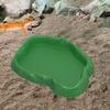 Reptile Bathing Pool Habitat Feeding Dish Tortoise Water for Leopard