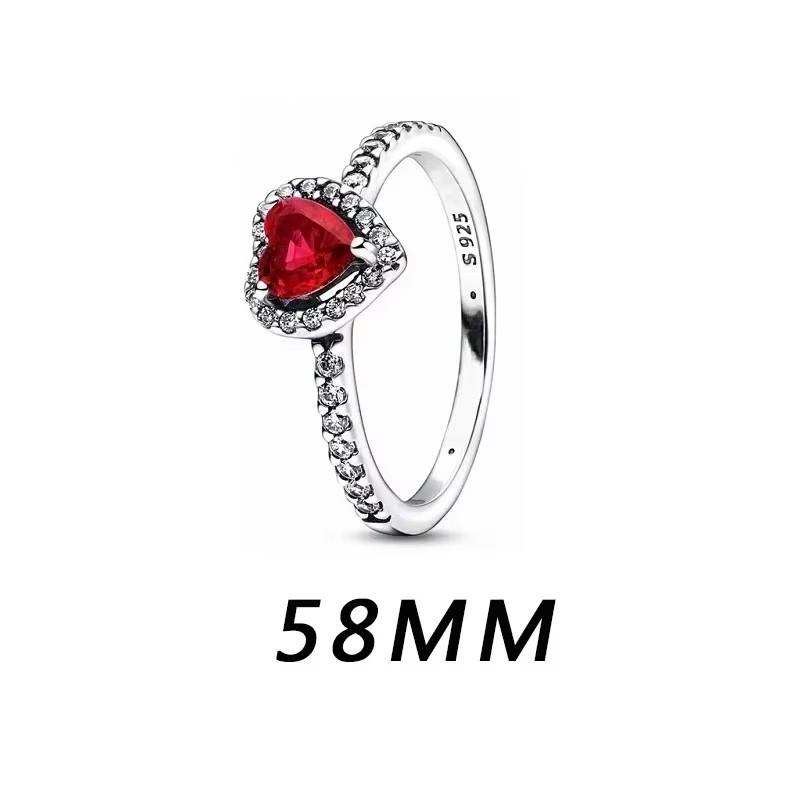 Neues 925 Silber Herzförmiges Ring Halskette Armband Set Exquisites Luxus Charme Schmuck für DIY Party Geschenke hellrosa