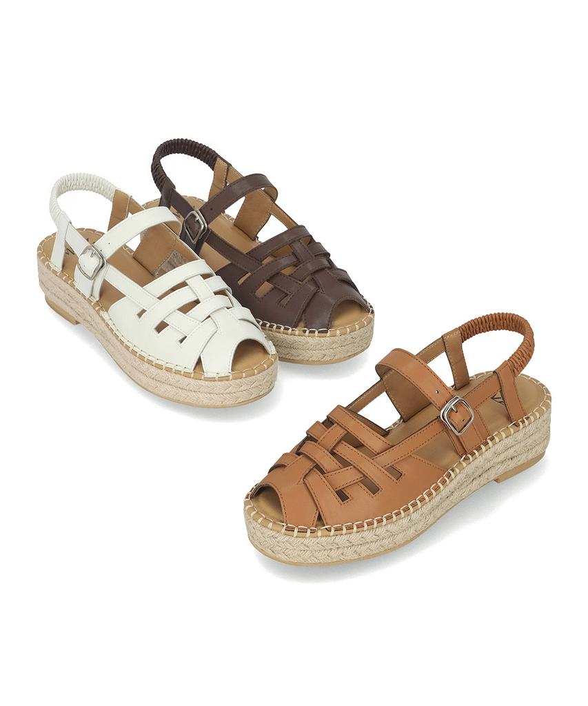 Elcanto Mats Women'S Weaving Mary Jane Espadrille Slingback 4.5Cm Lcwo60M513