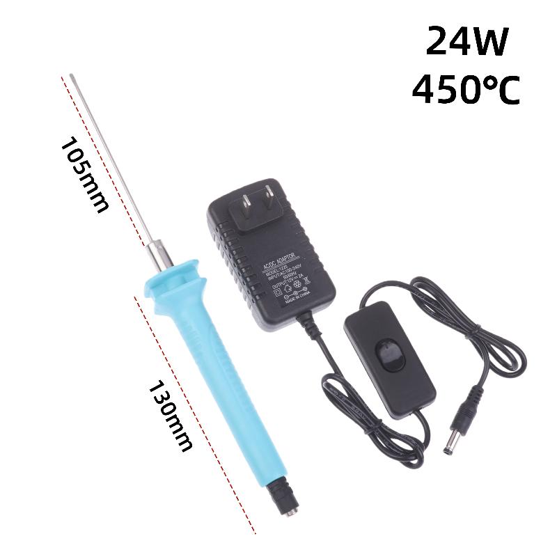 1 Set Electric Hot Wire Foam Cutter Pen Kit - 50/100mm Cutting Adaptor DIY Craft Tool