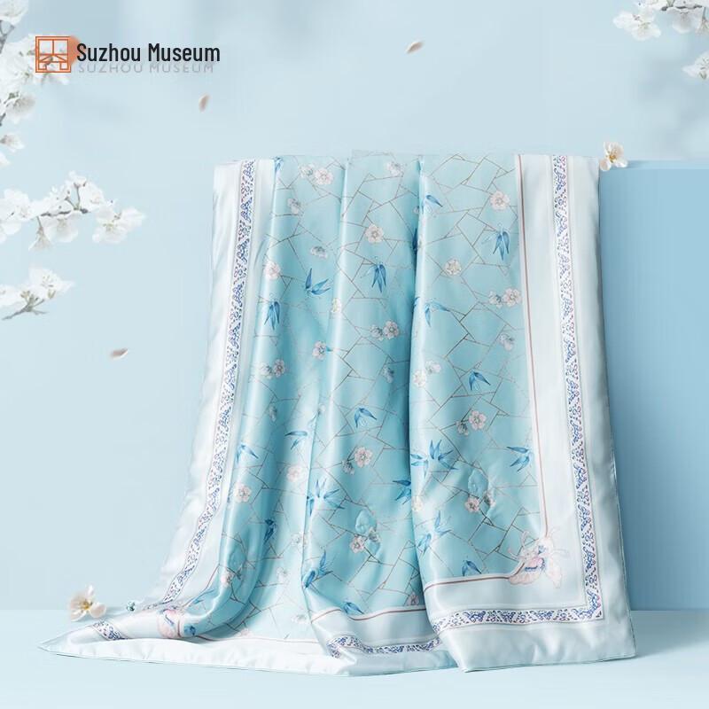 

Taihu Snow Suzhou Museum Printed Tussah Silk Cooling Quilt