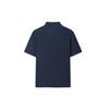 FILA Blue Moisture-Wicking Antibacterial Simple Comfortable Short Sleeve Polo Shirt Men tops F11M632101F-DB