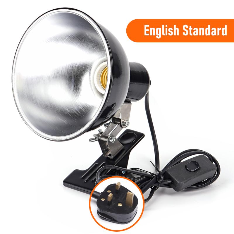 Reptilien Heizlampe Schirm Anti-Biss Verbrühschutz Keramik Heizlampe Schlangen Eidechsen Schildkröte Reptil Haustier Wärmespeicherlampe