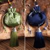 Dragon Boat Festival Mugwort Sachet: Traditional Hanging Ornament with Dried Flowers