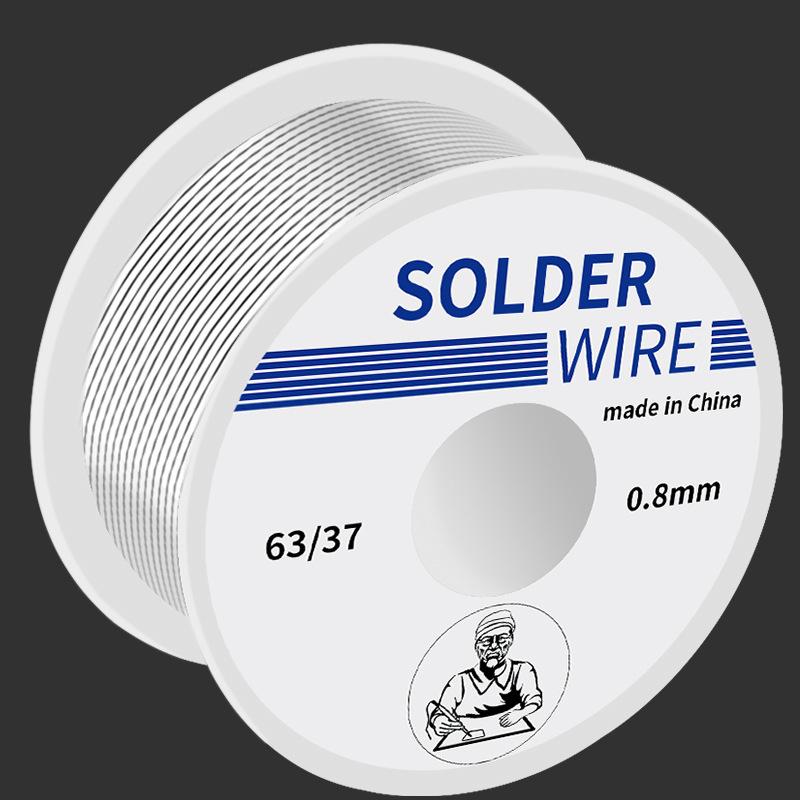 100/20G Solder Wire Tin Roll Clean Rosin Welding Core Soldering Wire Flux Reel Tube Low Temperature Easy Melt Solder Wire