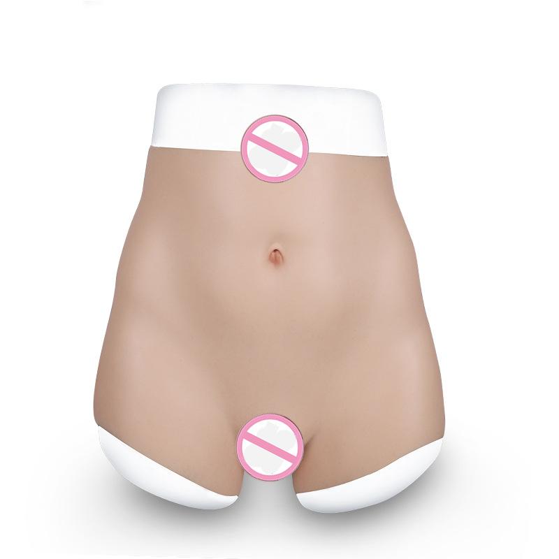 Faux vagin en silicone faux vagin pseudo fille travesti peut être inséré sous-vêtements faux vagin pour hommes