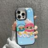 N110 Happy New Year Merry Christmas snowman Soft Phone Cases for iPhone 16Pro Max Xiaomi 11 Lite 5G NE Redmi Plating Frame Camera Protector Back Cover
