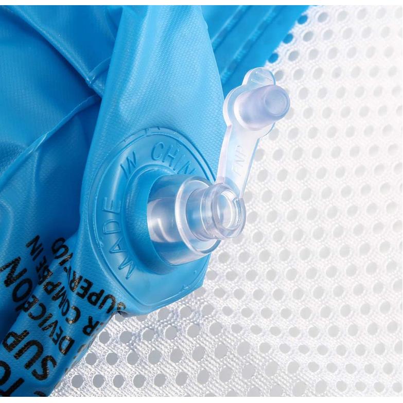 Water Hammock Swimming Mattress Inflatable Pool Deckchair with Net 120x70