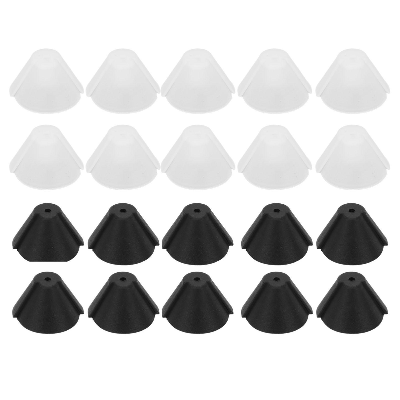 

10 шт., беруши для усилителя слуха, гибкие силиконовые вкладыши в форме рога, усилитель слуха