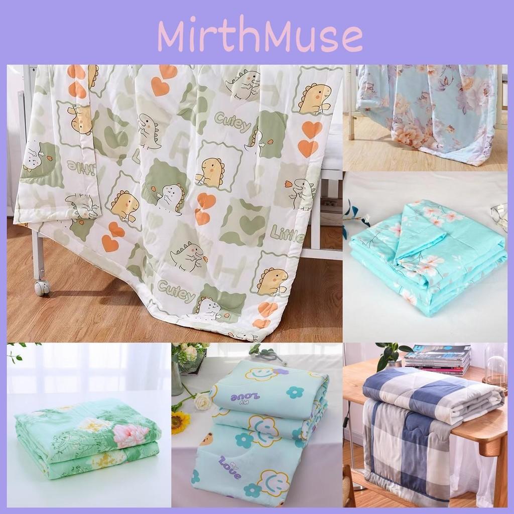 Quilt Printing Flower Cotton Summer Bedding With Breathable Fabric For Bedroom