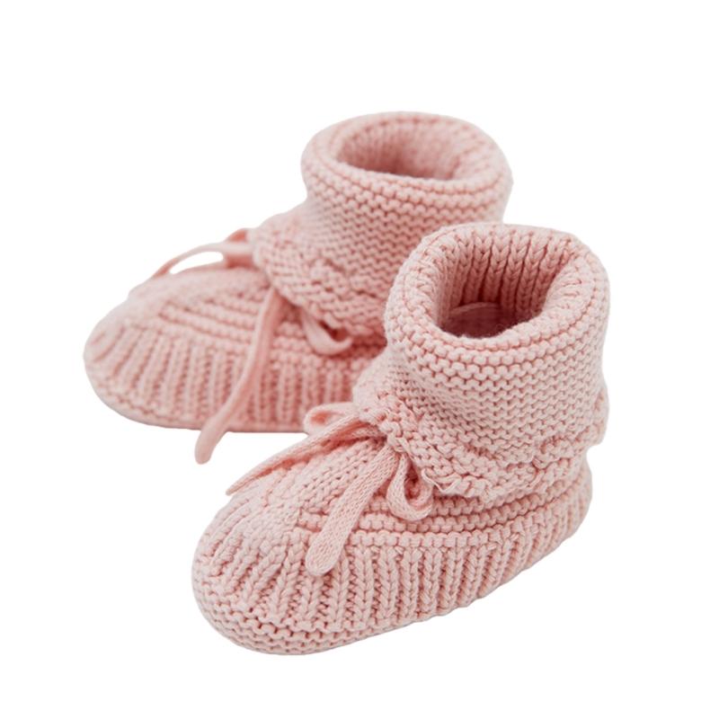 Handicraft Knitted Thermal Baby Shoes Soft First Walking Shoes for Baby Infant Prewalker Shoes Footwear Breathable